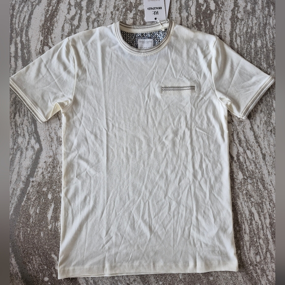 Denim & Flower Men's Ringer T-Shirt Size Medium NEW - Picture 2 of 2